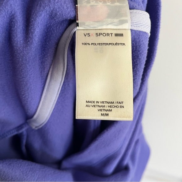 Victoria's Secret Fleece Hoodie Purple | Size M - Picture 8 of 8